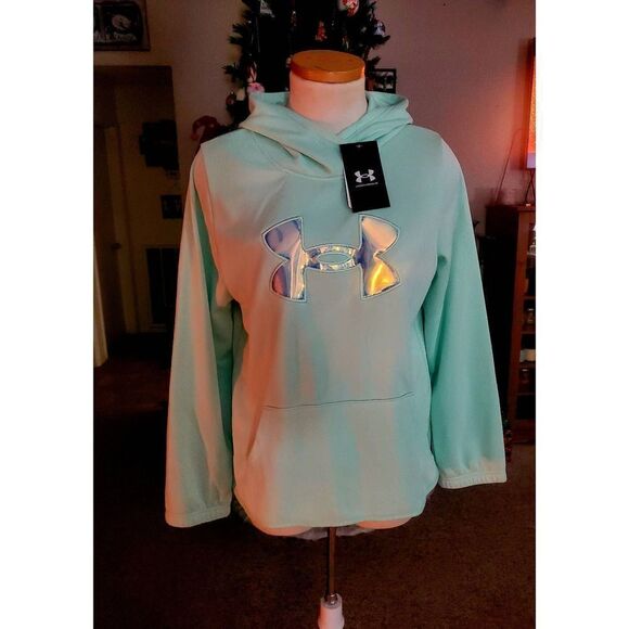 NWT GIRLS UNDERARMOUR HOODIE - Picture 1 of 5